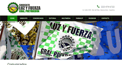 Desktop Screenshot of luzyfuerzagp.org.ar